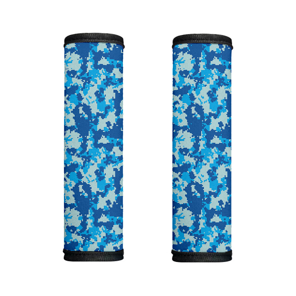 Blue Digital Camo Pattern Print Handle Covers