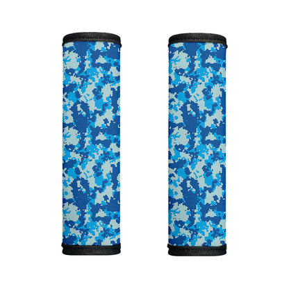Blue Digital Camo Pattern Print Handle Covers