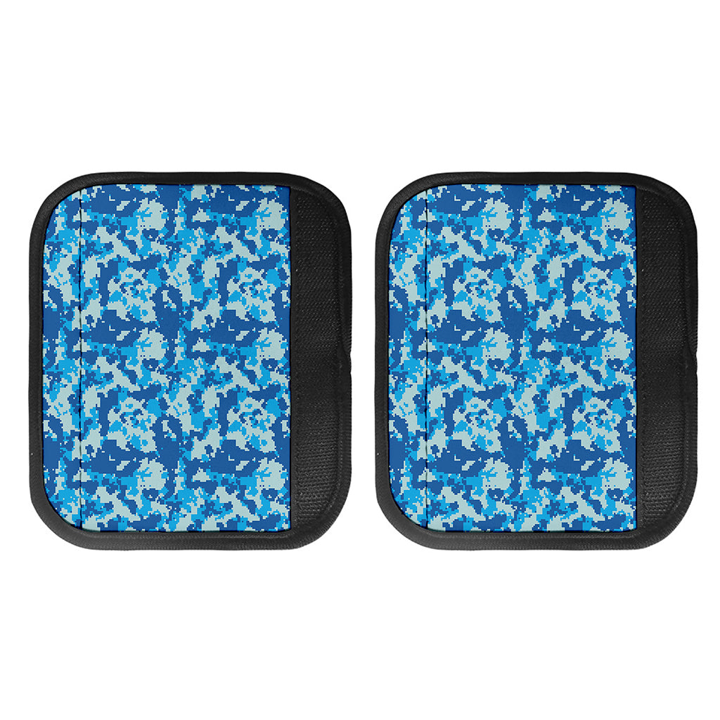 Blue Digital Camo Pattern Print Handle Covers