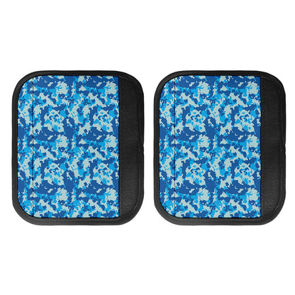 Blue Digital Camo Pattern Print Handle Covers