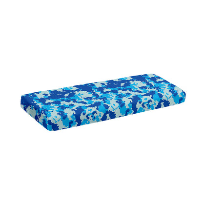 Blue Digital Camo Pattern Print Piano Keyboard Cover