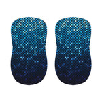 Blue Disco Lights Pattern Print Bar Stool Covers