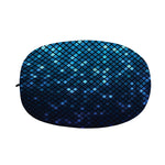 Blue Disco Lights Pattern Print Car Side Mirror Covers