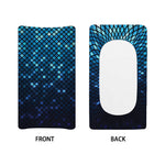 Blue Disco Lights Pattern Print Changing Pad Cover