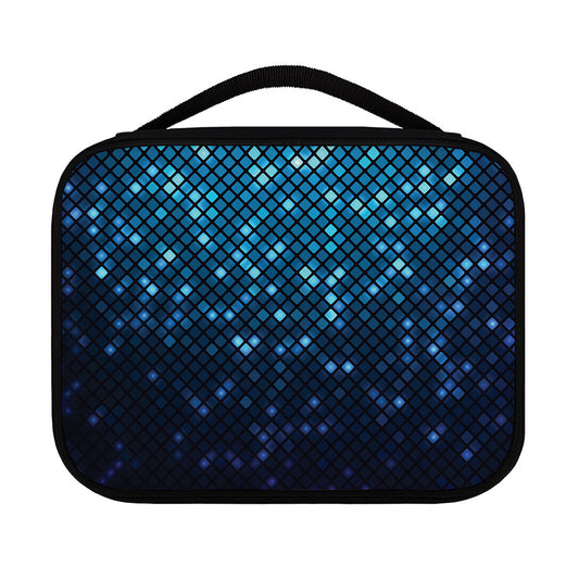 Blue Disco Lights Pattern Print Classic Bible Case