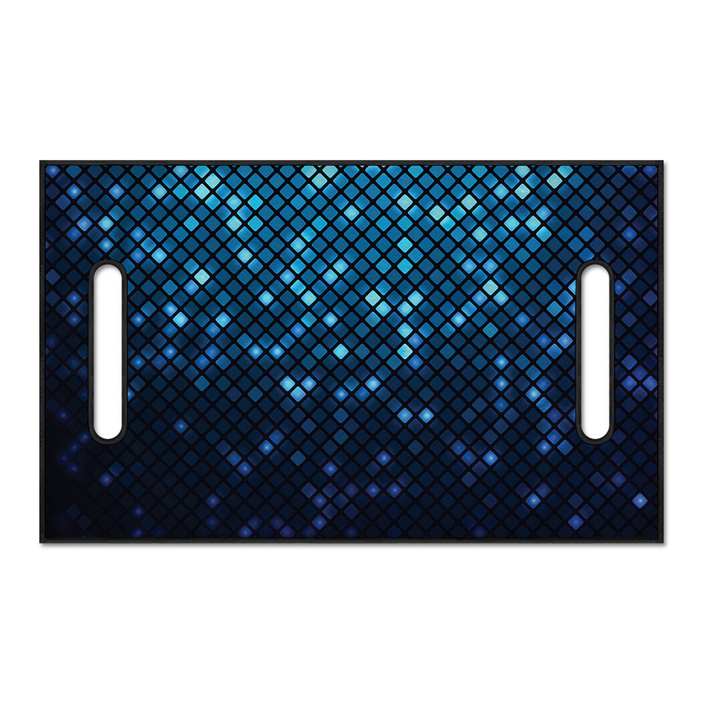 Blue Disco Lights Pattern Print Golf Cart Seat Cover