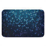 Blue Disco Lights Pattern Print Indoor Door Mat