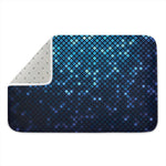 Blue Disco Lights Pattern Print Indoor Door Mat