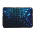 Blue Disco Lights Pattern Print Kitchen Mat