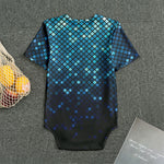 Blue Disco Lights Pattern Print Men's Bodysuit