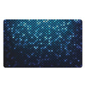 Blue Disco Lights Pattern Print Polyester Doormat