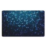 Blue Disco Lights Pattern Print Polyester Doormat