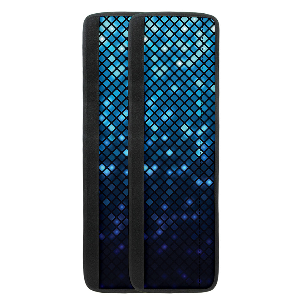 Blue Disco Lights Pattern Print Refrigerator Handle Covers