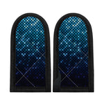 Blue Disco Lights Pattern Print Skillet Handle Cover