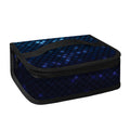 Blue Disco Lights Pattern Print Small Lunch Bag