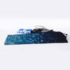 Blue Disco Lights Pattern Print Sports Towel