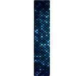Blue Disco Lights Pattern Print Table Runner
