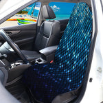 Blue Disco Lights Pattern Print Waterproof Car Seat Cover