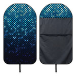 Blue Disco Lights Pattern Print Waterproof Car Seat Cover