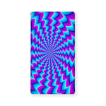 Blue Dizzy Moving Optical Illusion Baby Crib Sheet