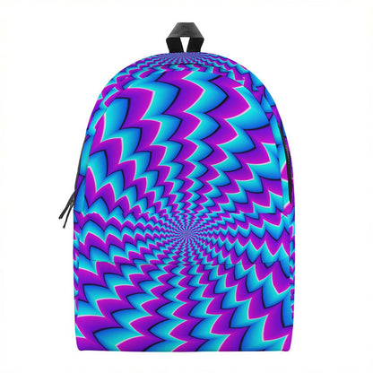 Blue Dizzy Moving Optical Illusion Backpack