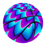 Blue Dizzy Moving Optical Illusion Basketball