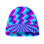 Blue Dizzy Moving Optical Illusion Beanie