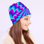 Blue Dizzy Moving Optical Illusion Beanie