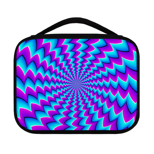Blue Dizzy Moving Optical Illusion Classic Bible Case