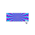 Blue Dizzy Moving Optical Illusion Extended Mouse Pad