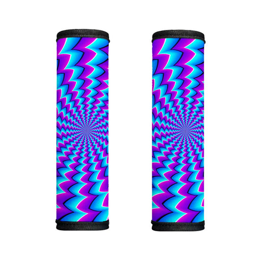 Blue Dizzy Moving Optical Illusion Handle Covers