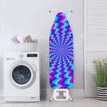 Blue Dizzy Moving Optical Illusion Ironing Board Cover
