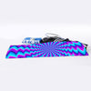 Blue Dizzy Moving Optical Illusion Sports Towel