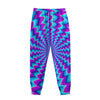 Blue Dizzy Moving Optical Illusion Sweatpants