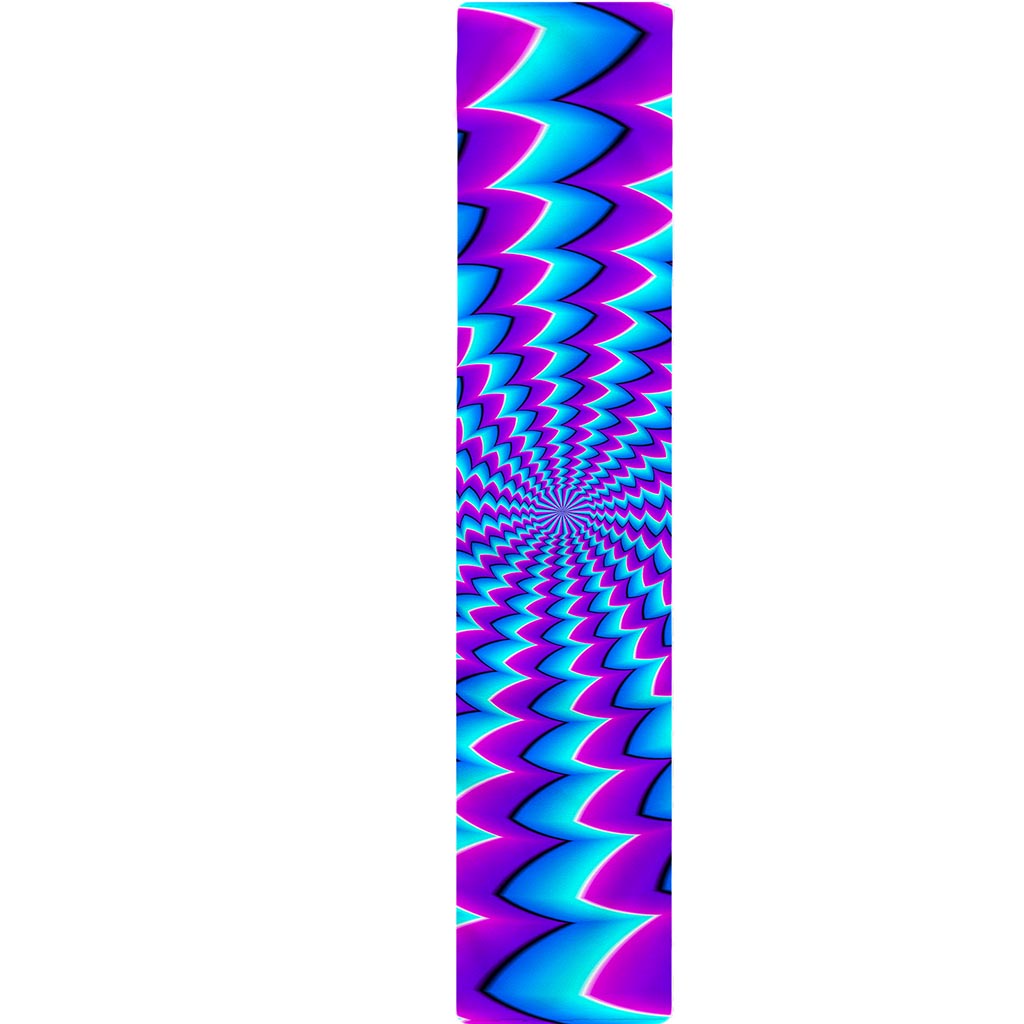 Blue Dizzy Moving Optical Illusion Table Runner