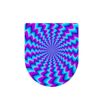 Blue Dizzy Moving Optical Illusion Toilet Lid Cover