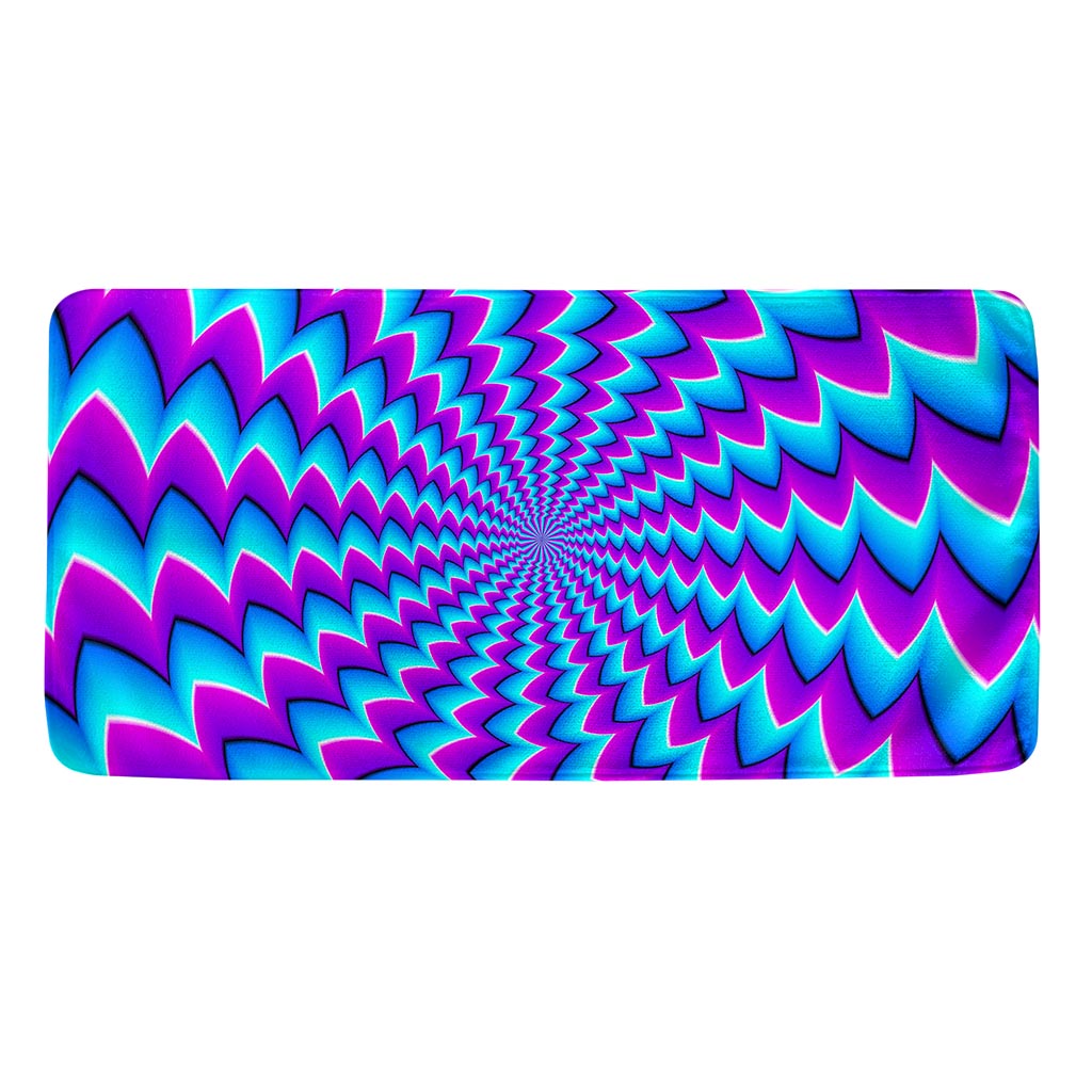 Blue Dizzy Moving Optical Illusion Towel