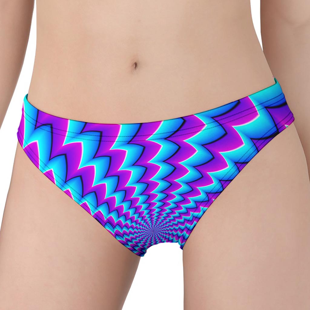 Blue Dizzy Moving Optical Illusion Women's Panties