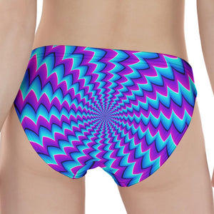 Blue Dizzy Moving Optical Illusion Women's Panties