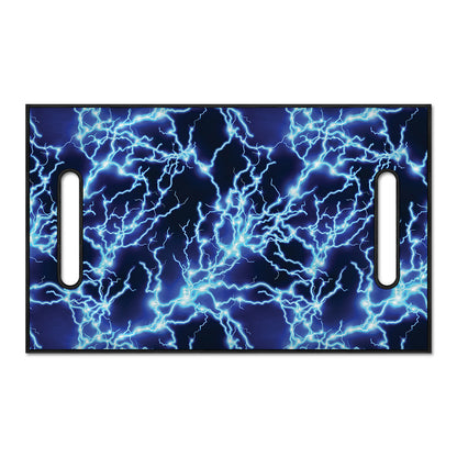 Blue Electric Lightning Print Golf Cart Seat Cover