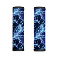 Blue Electric Lightning Print Handle Covers
