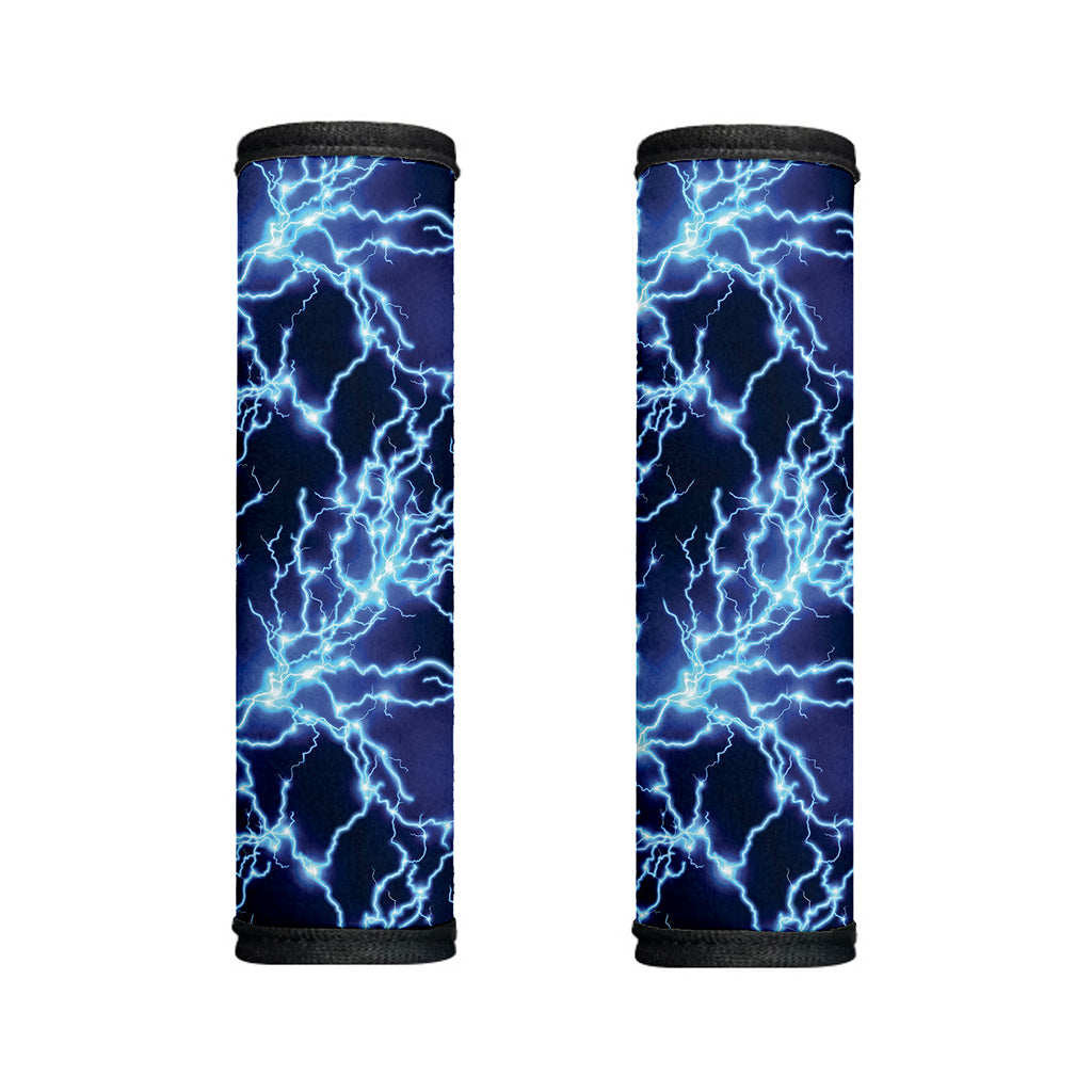 Blue Electric Lightning Print Handle Covers