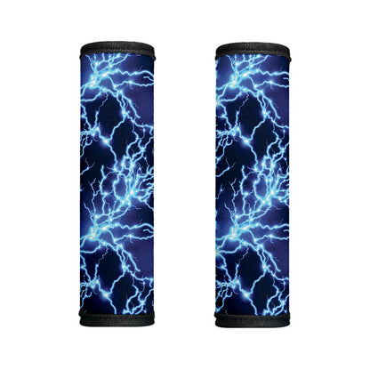Blue Electric Lightning Print Handle Covers