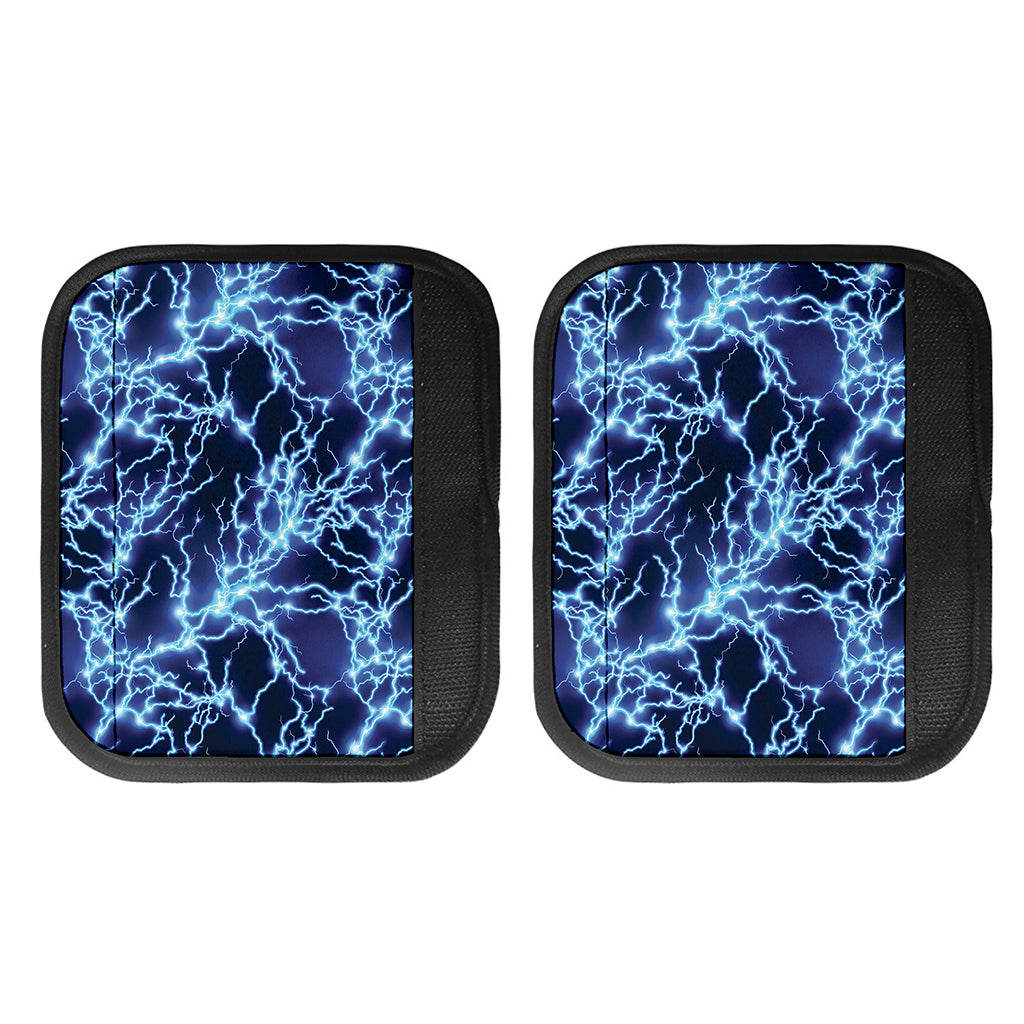 Blue Electric Lightning Print Handle Covers
