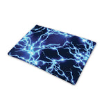 Blue Electric Lightning Print Pet Cooling Mat Cover