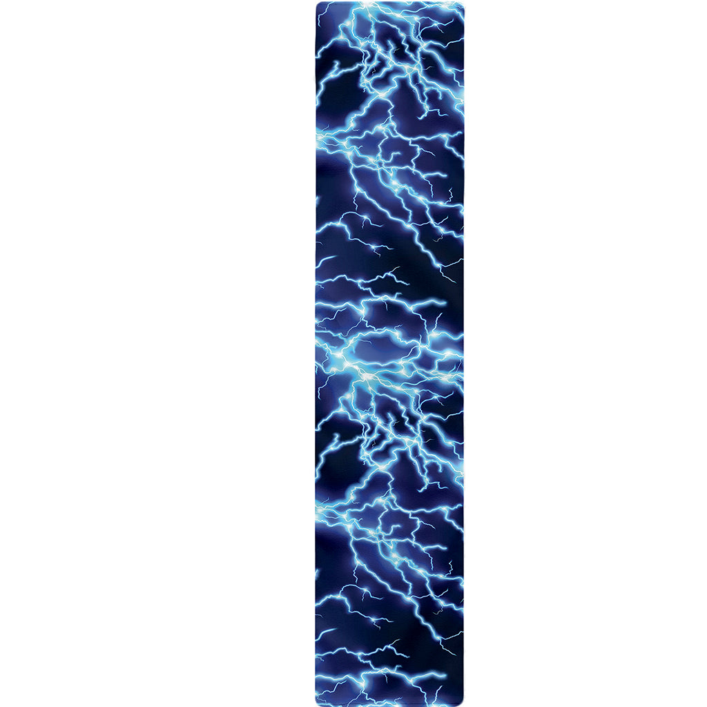 Blue Electric Lightning Print Table Runner
