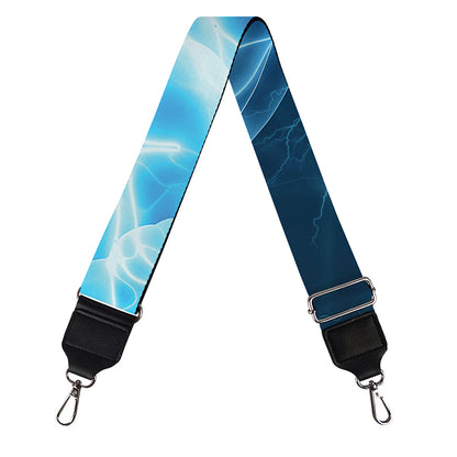 Blue Electrical Brain Activity Print Bag Strap