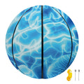 Blue Electrical Brain Activity Print Basketball
