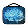 Blue Electrical Brain Activity Print Classic Bible Case