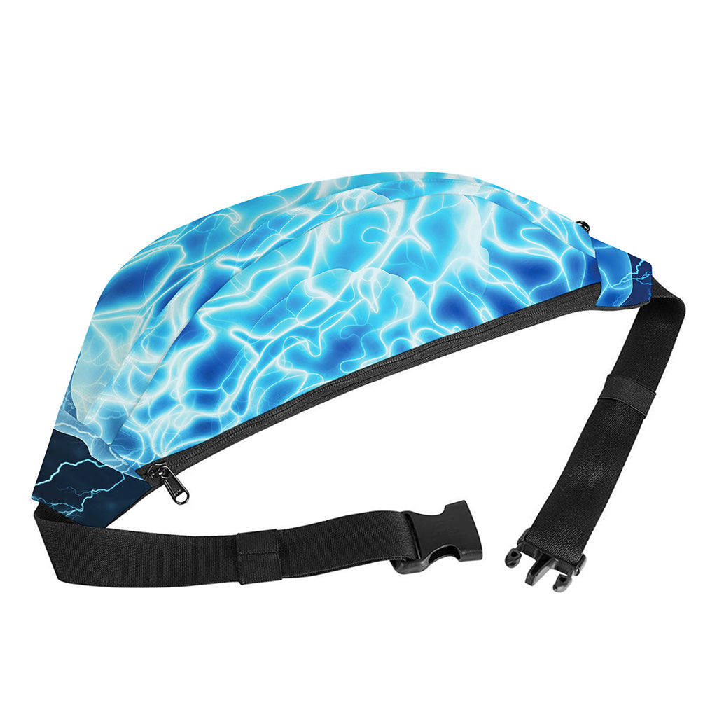 Blue Electrical Brain Activity Print Fanny Pack